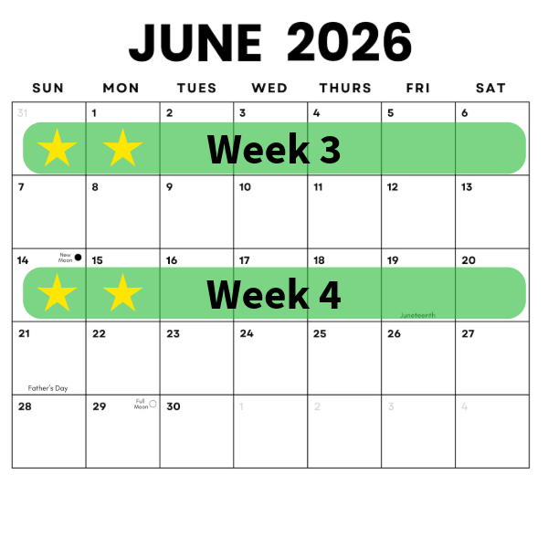 June calendar