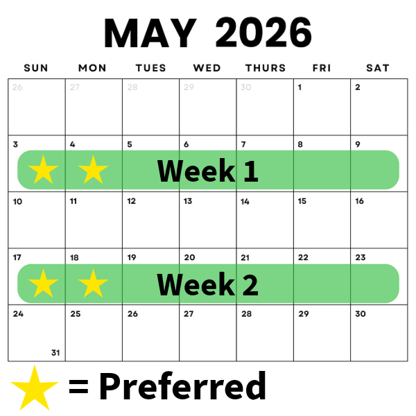 May calendar
